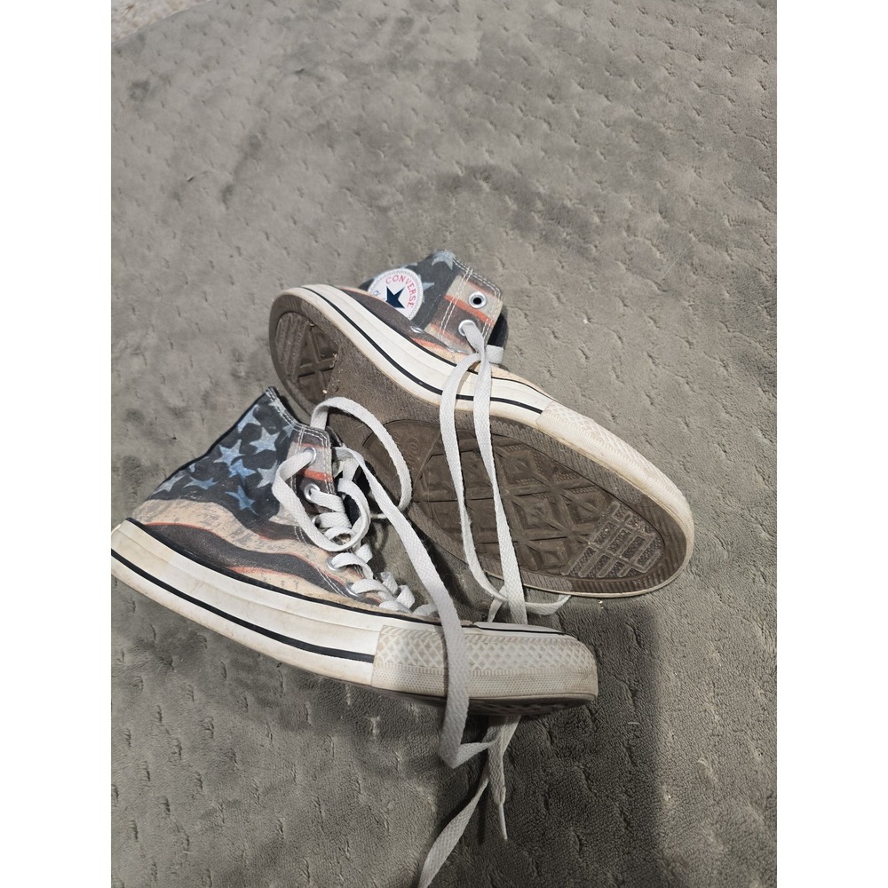 Converse Stars and Stripes High-Top Sneakers